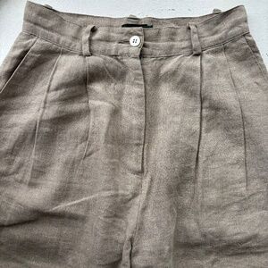 JCrew Linen Wide-leg Pants